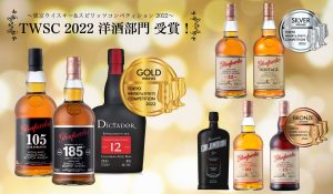 東京ウイスキー&スピリッツコンペティション2022ミリオン商事受賞商品